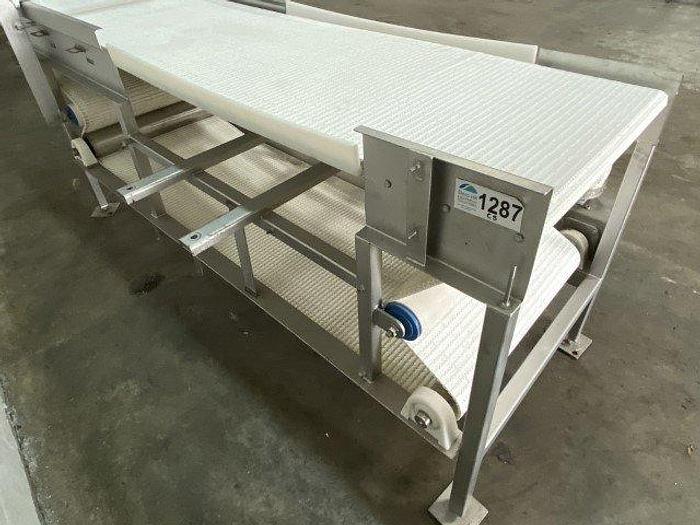 Used Metalcraft 8' x 2' Modular Belt Conveyor