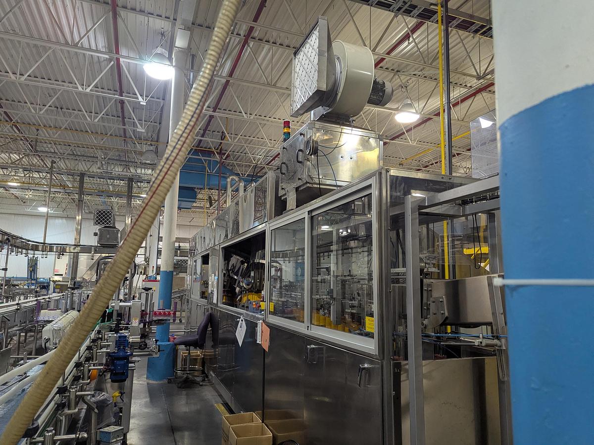 Used Posimat Bottle Silo and BI-N-35 Unscrambler