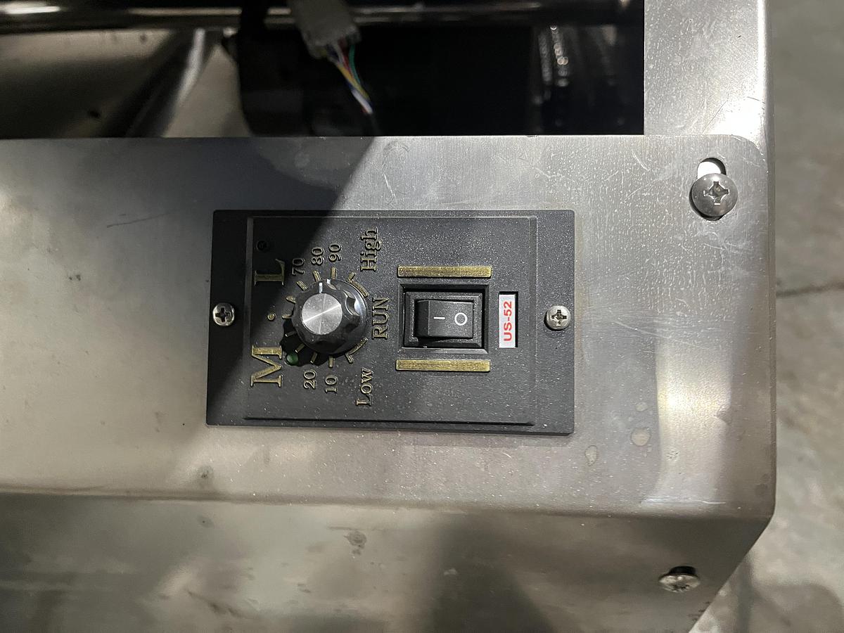 Used Incline Cleated Take-Away Conveyor