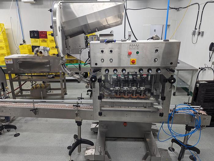 Used Acasi 8-Head Piston Filler & Inline Capper
