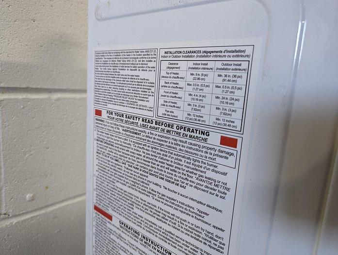 Used Navien NPE-240S Tankless Water Heater