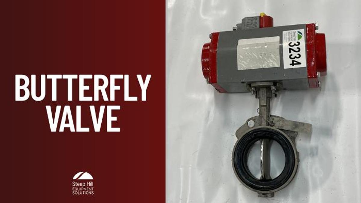 Used Bray Resilient Seated Butterfly Valve