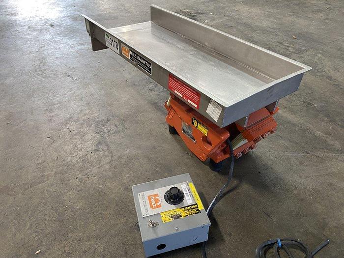 Used Eriez 48A Vibratory Feeder & FX Vibrator