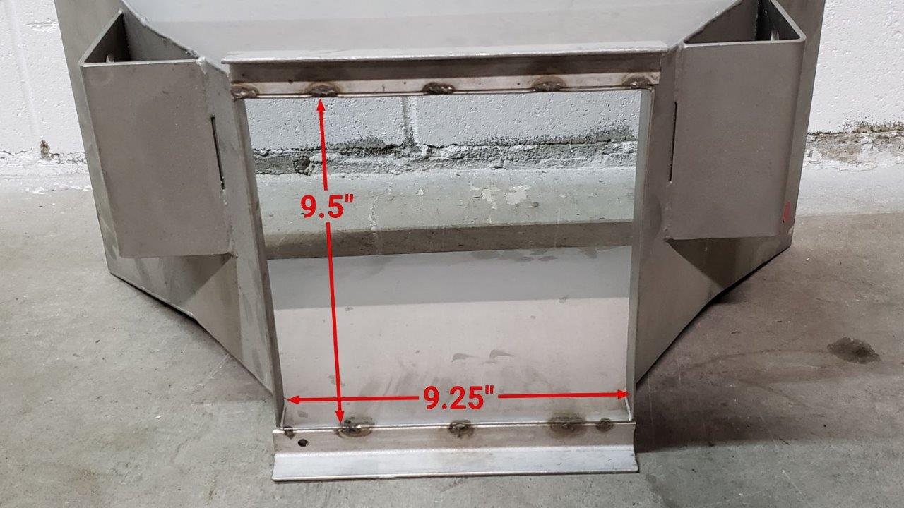 Used 9 Gallon SS Hopper