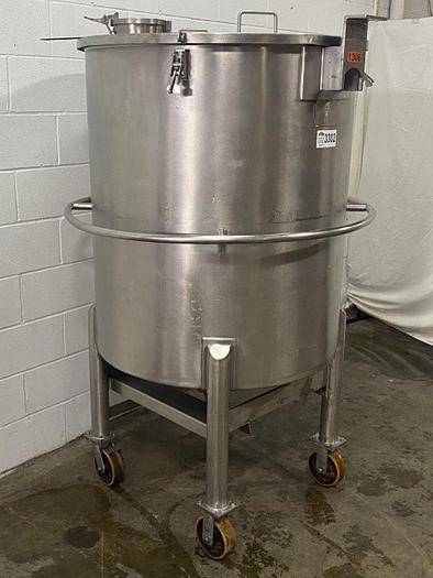 Used SS 180 Gallon Lidded Tank