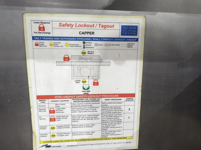 Used Consolidated TG Capper