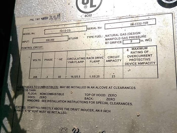 Used Revent Double Rack Gas Oven