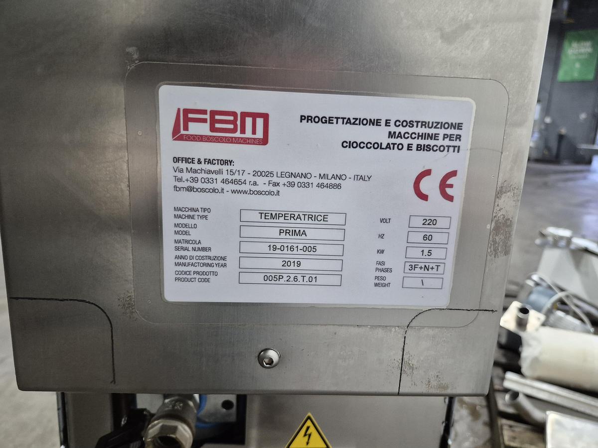 Used FBM PRIMA Chocolate Tempering Machine