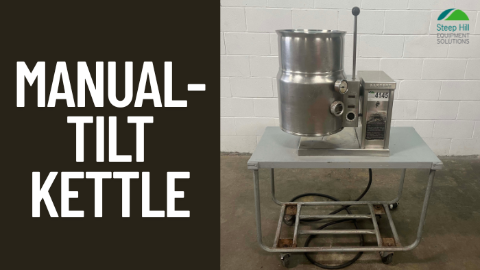 Used Bardeau FTE-20 SS Manual-Tilt Kettle