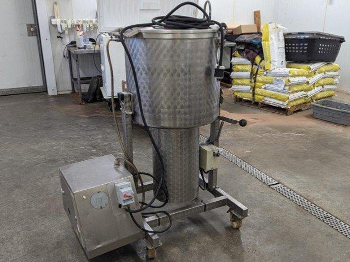 Used H. Glass Vacuum Meat Tumbler
