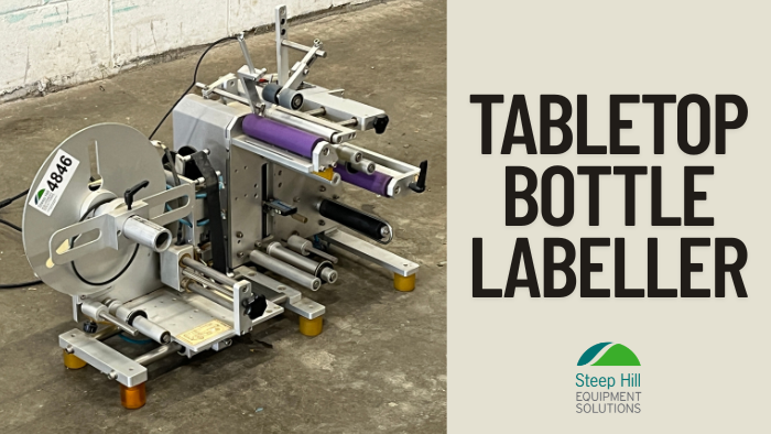 Used Tabletop Bottle Labeller