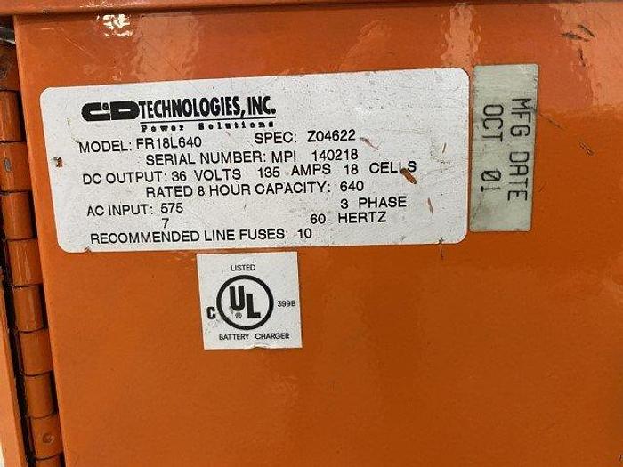 Used C&D FR Series 36V Battery Charger