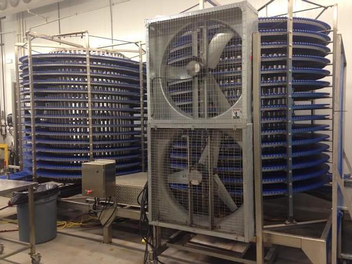Used FMA Spiral Cooler Conveyors