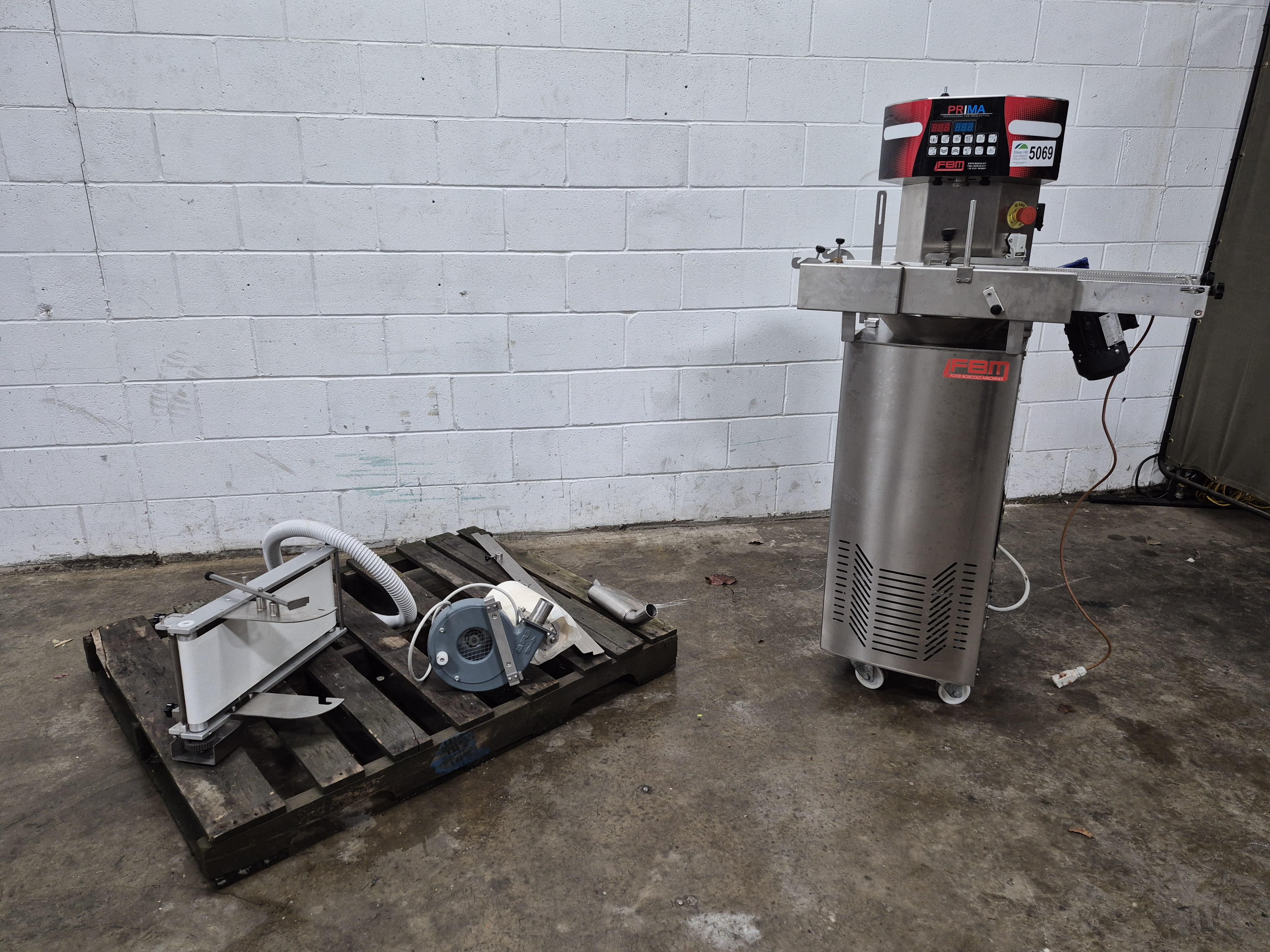 Used FBM PRIMA Chocolate Tempering Machine
