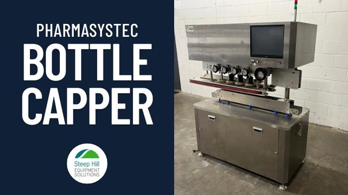 Used Pharmasystec Bottle Capper