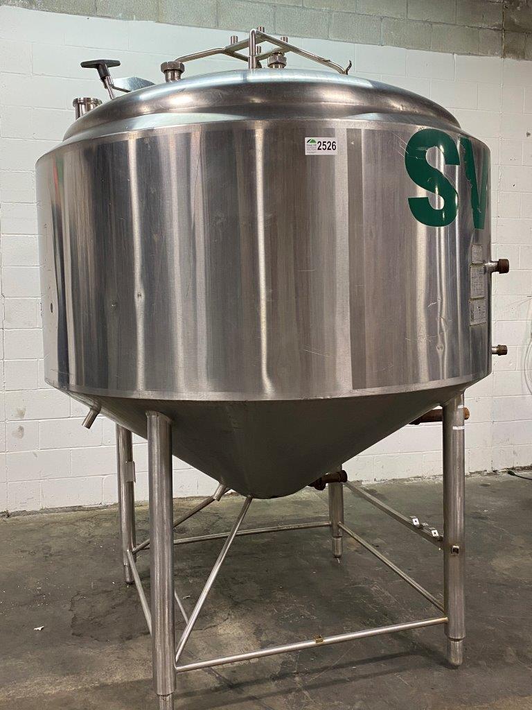 Used Crepaco 600 Gallon Jacketed Dairy Tank