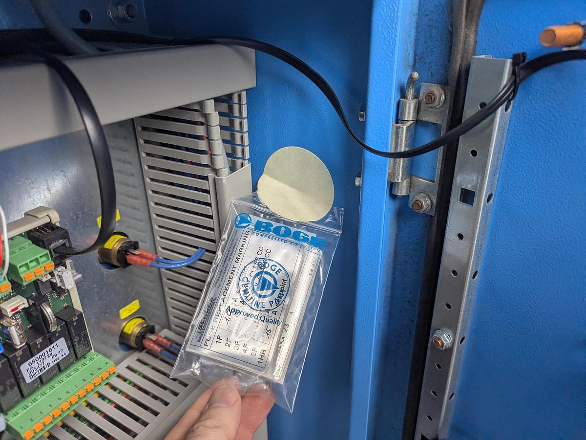 Used Boge C 25 N Base-Mounted Rotary Screw Air Compressor