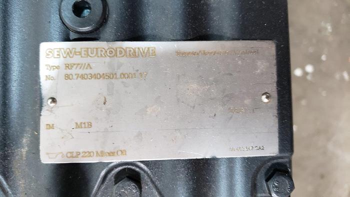 Used Sew-Eurodrive 1.5 Hp Helical Gear Motor