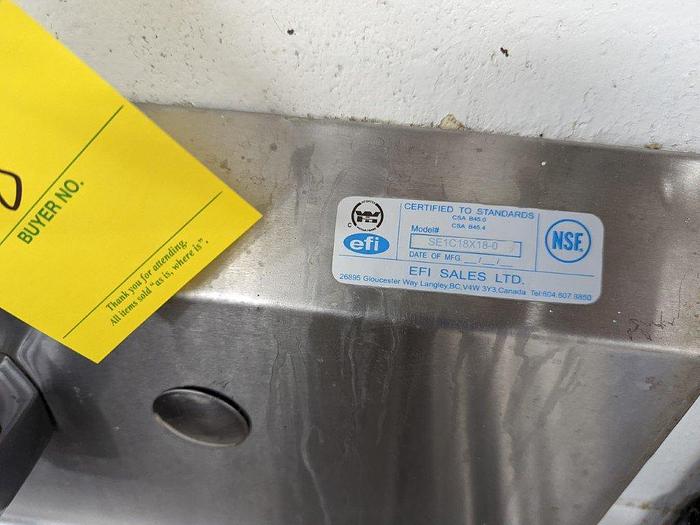 Used Stainless Steel Sinks