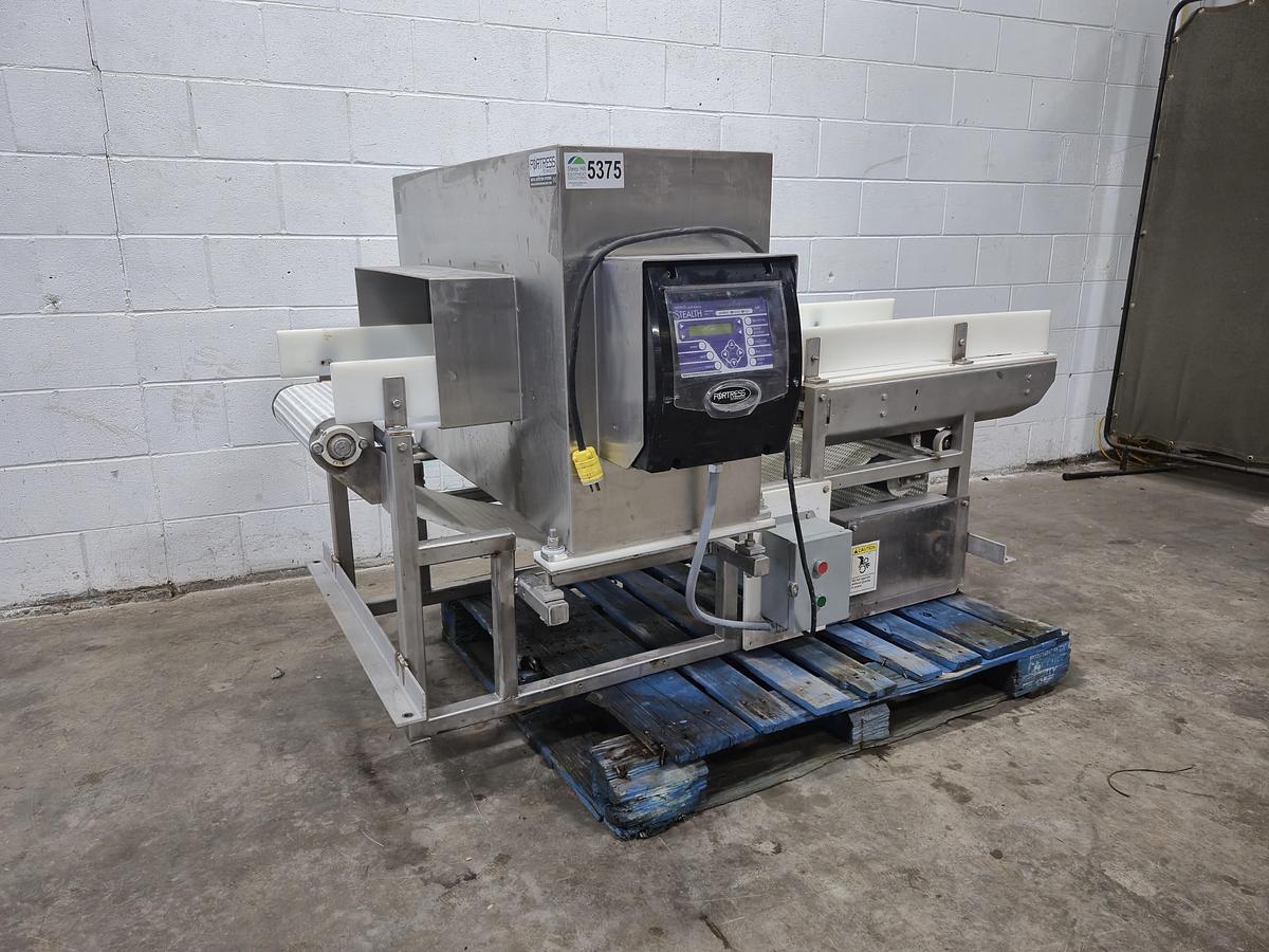 Used Fortress Stealth 22" W x 9.5" H Conveyorized Metal Detector