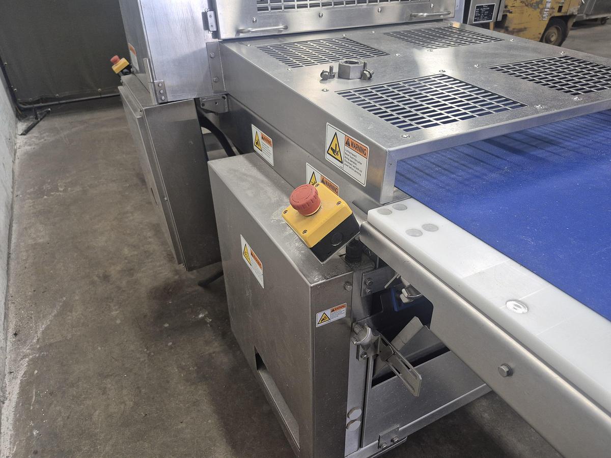 Used Rheon Automatic Conveyor Guillotine Cutter