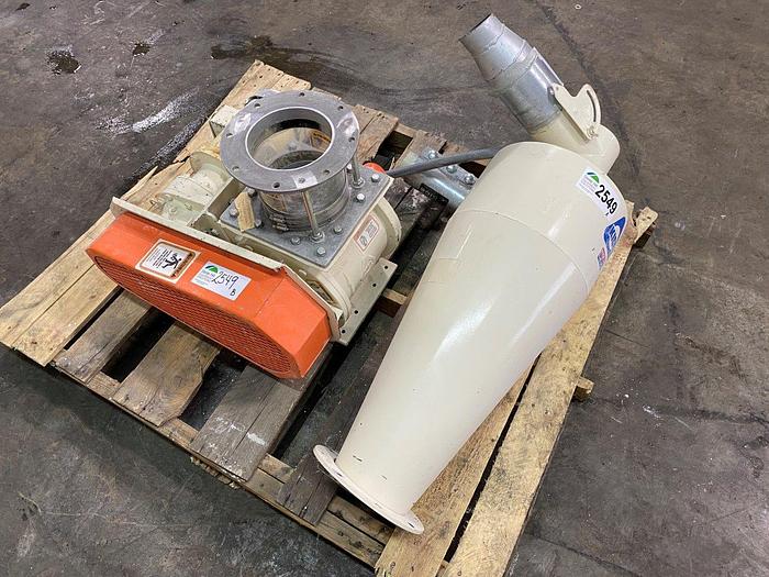 Used Kice VJ Rotary Airlock & Cyclone Collector