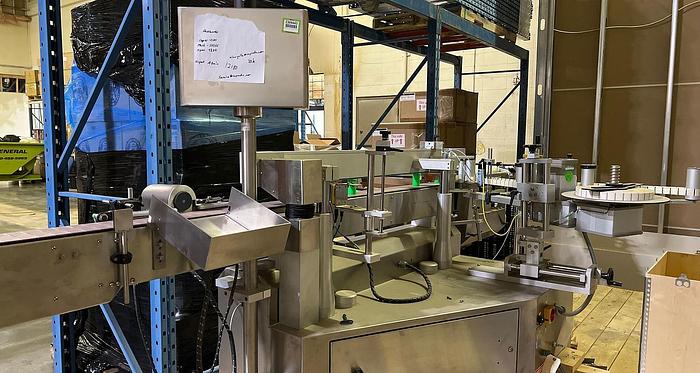 Used Capmatic LabelStar System 2/1 T-100 Labeller