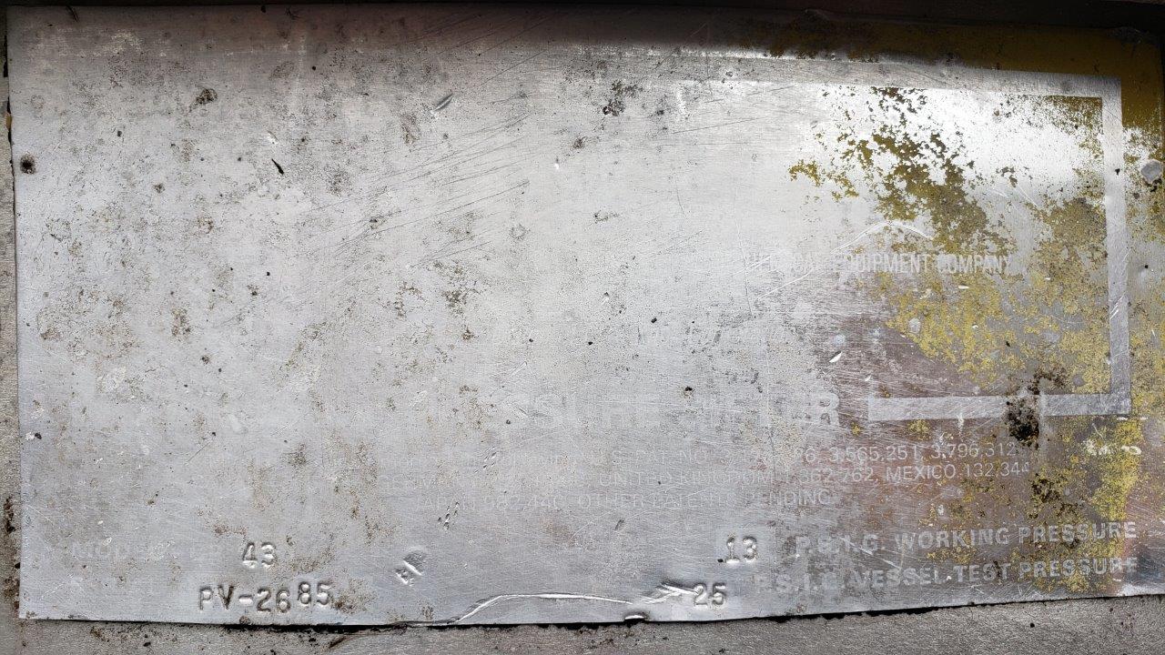 Used Gump CP43 Pressure Sifter