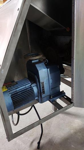 Used Vanmark 6-Roll Abrasive Peeler/Scrubber/Washer