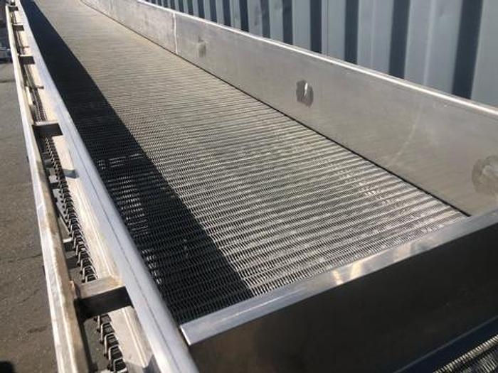 Used I.J. White 20'L x 3'W Wire Conveyor
