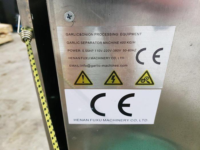 Used Henan Fuxu Garlic Separator & Peeler