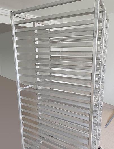 Used PVI Mobile Double-Wide Sheet Pan Rack