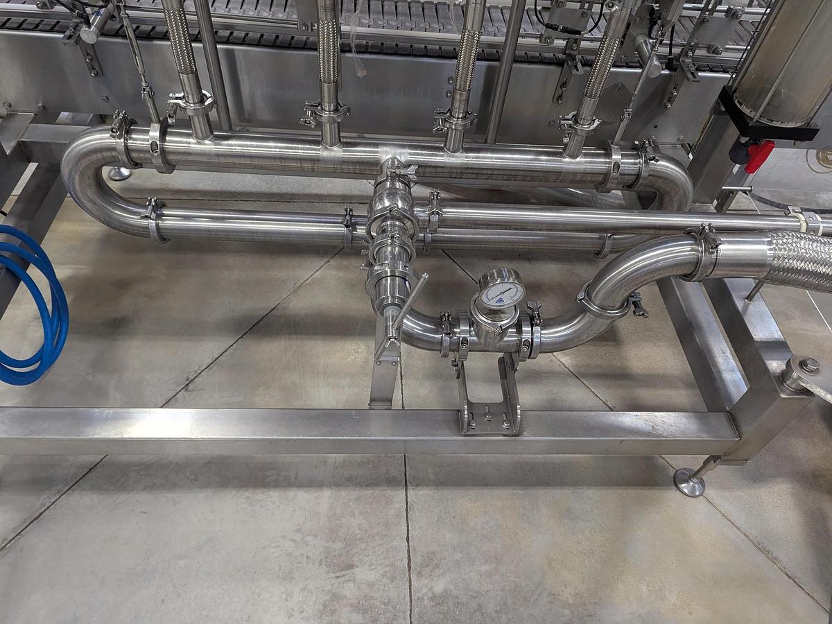 Used Promach 4 Head Pail Filling Line Including Filler, Capper & Date Coder