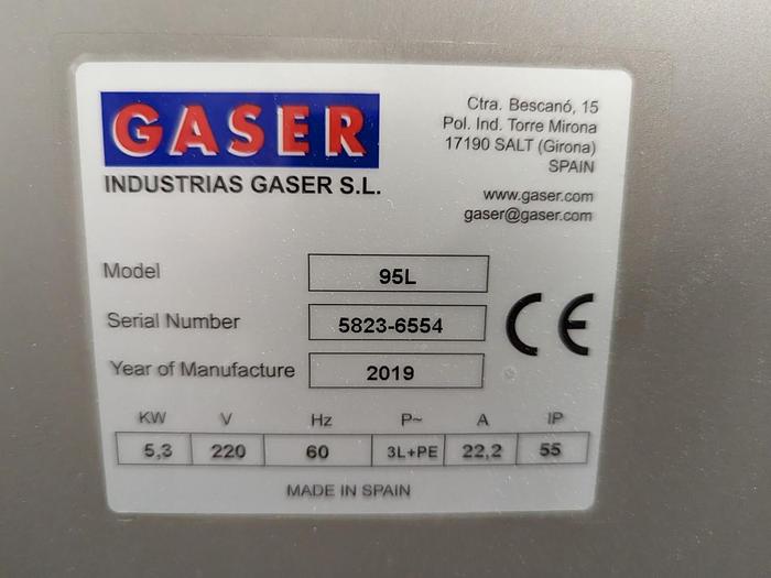 Used Gaser 95L Meat Mixer-Grinder & PNT Portioner