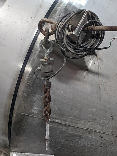 Used 300 Gallon Aluminium Hopper With Load Cells