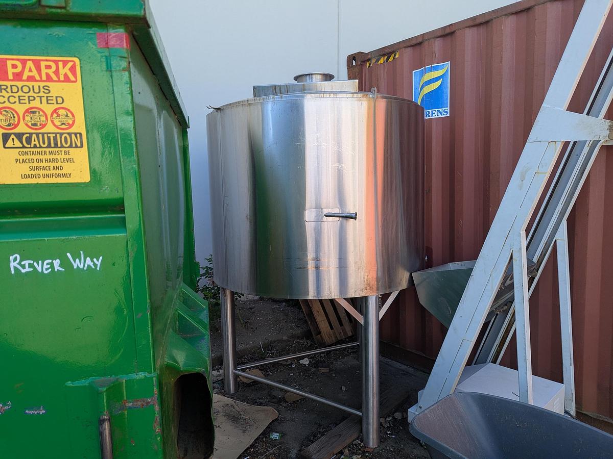 Used 400 SS Gallon Holding Tank
