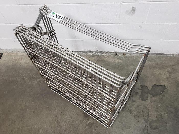 Used SS Turkey Smoke Trays (40)