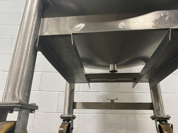 Used SS 180 Gallon Lidded Tank