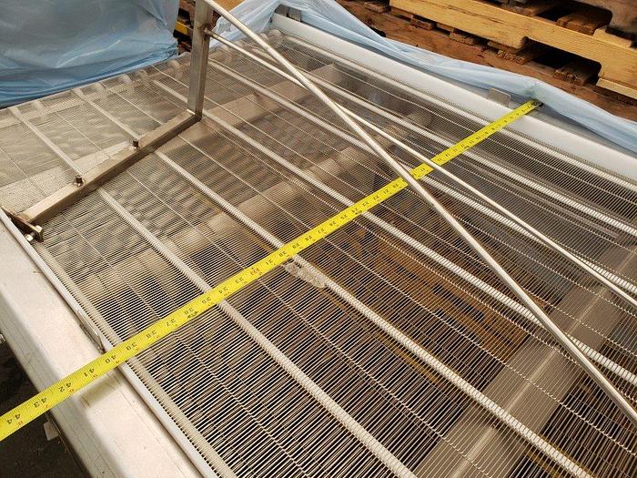 Used 10' Wire Belt Inspection Conveyor