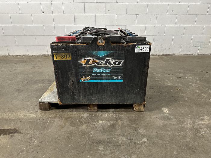 Used Deka MaxPowr 48V Forklift Battery