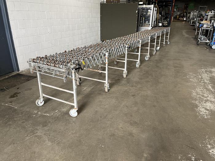 Used NestaFlex 376 Flexible Roller Conveyor