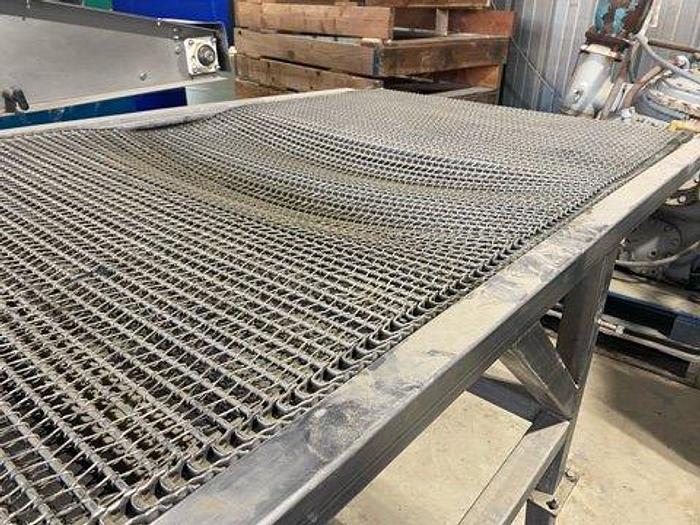 Used SS Belt Cooling Conveyor