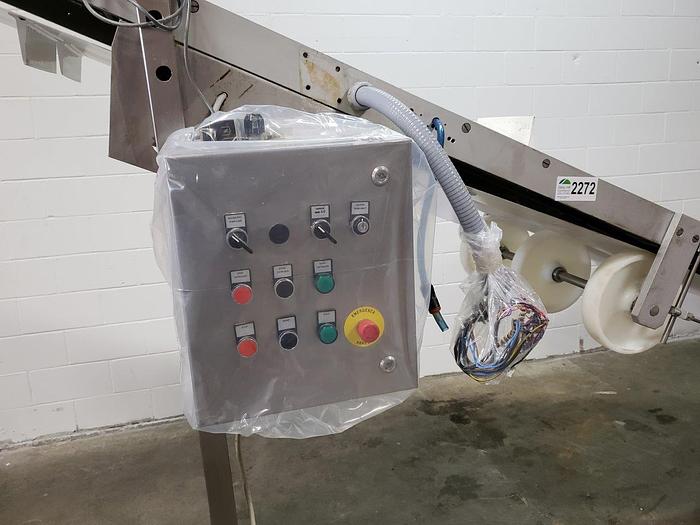 Used CMI Guillotine Hopper & Incline Conveyor