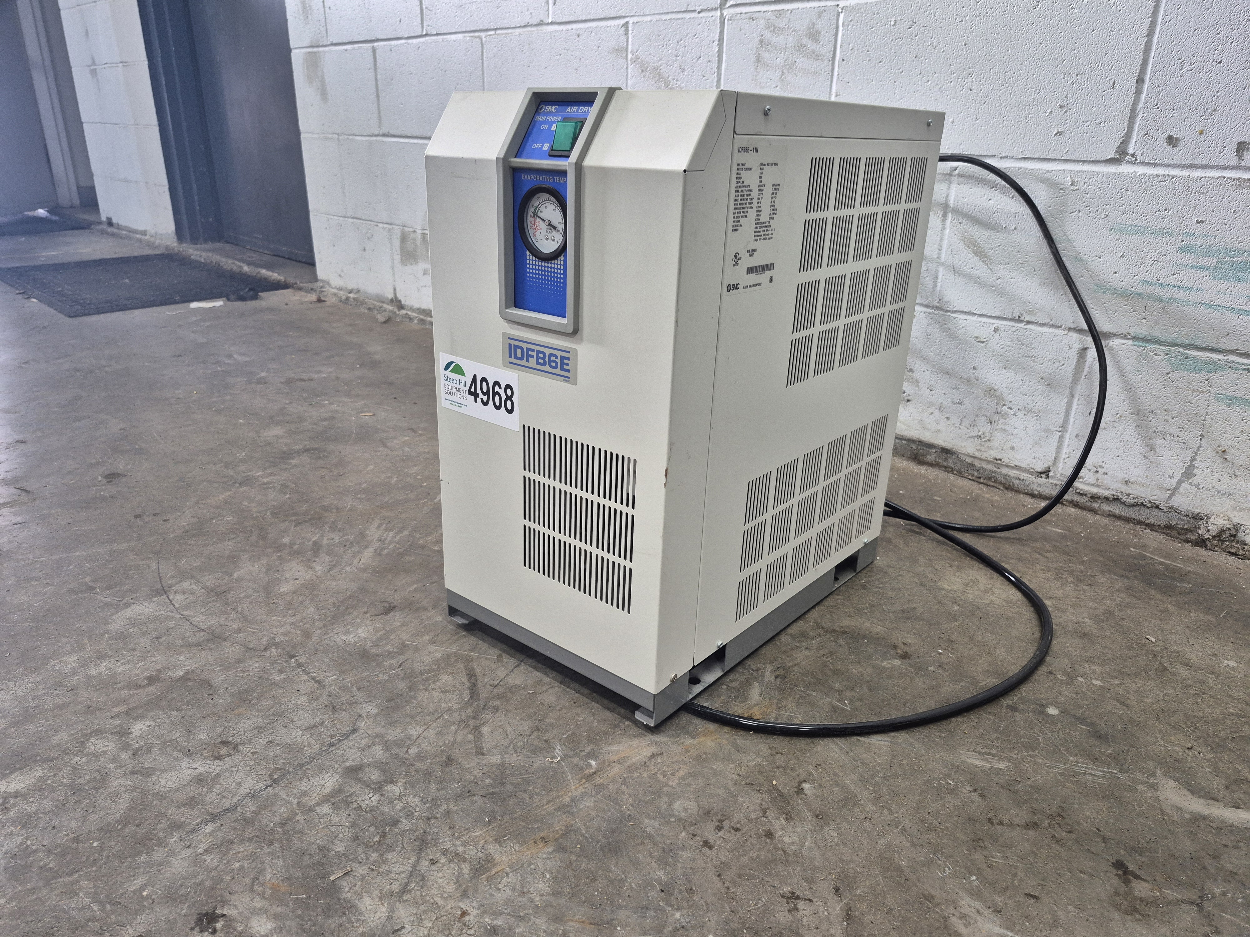 Used SMC IDFB6E Refrigerated Air Dryer 