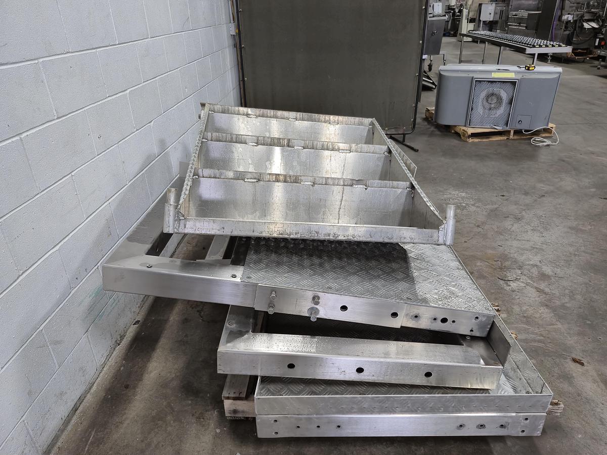 Used Stainless Steel Platform & Stairs