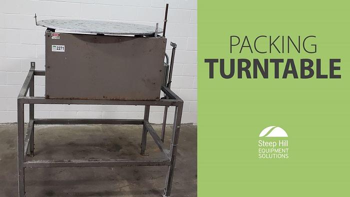 Used Rotary Accumulation Packing Table