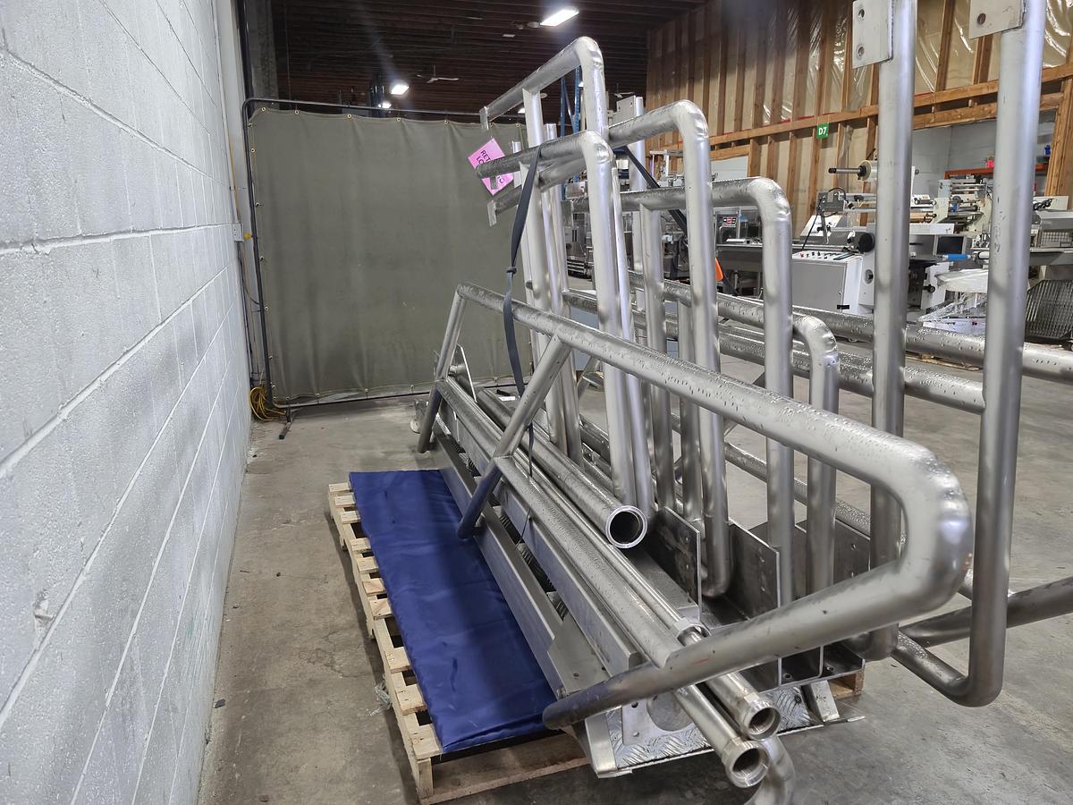 Used Stainless Steel Platform & Stairs