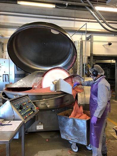 Used Laska K500 Bowl Cutter Vaccum & Cooking System