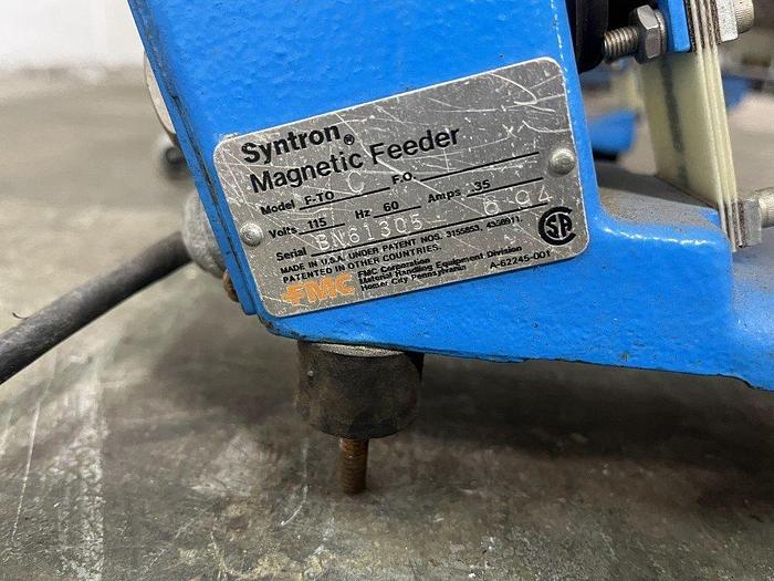 Used FMC Syntron F-TO Magnetic Feeders
