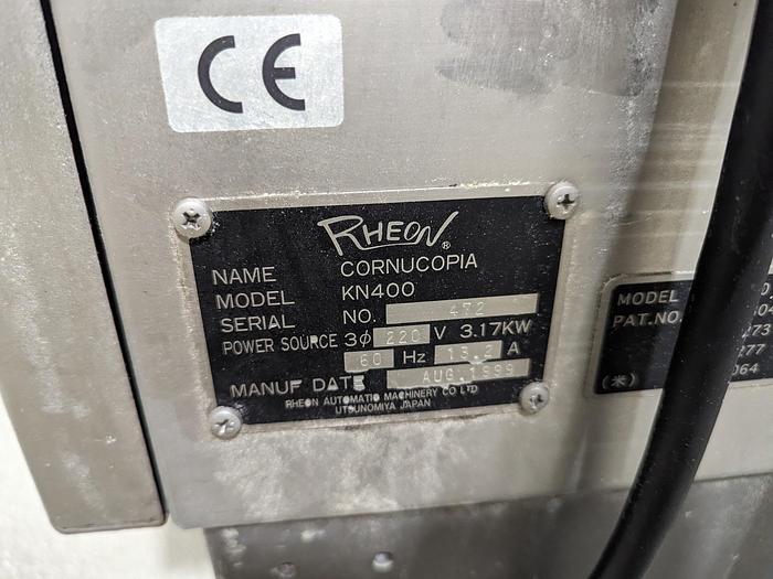 Used Rheon Cornucopia KN400 Encrusting Machine